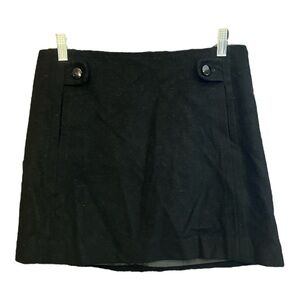 J. Crew Wool Blend Mini Skirt Size 2 WA1